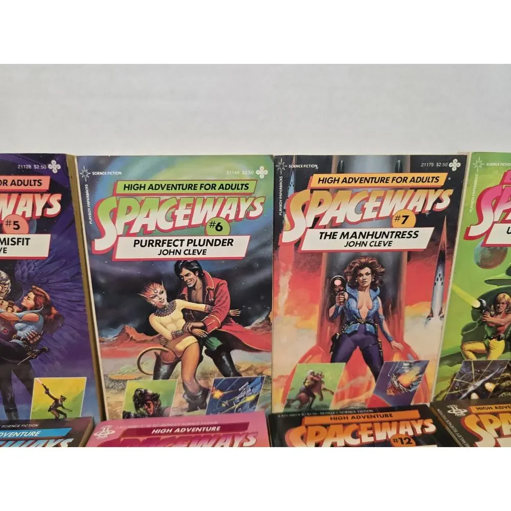 16 John Cleve Spaceways Series #4-#19 MMPB VTG Science Fiction Novels Lot